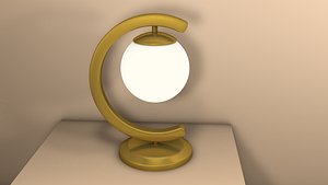 3D Gold Lamp