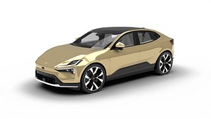 3D Polestar 4 2024 3d model model