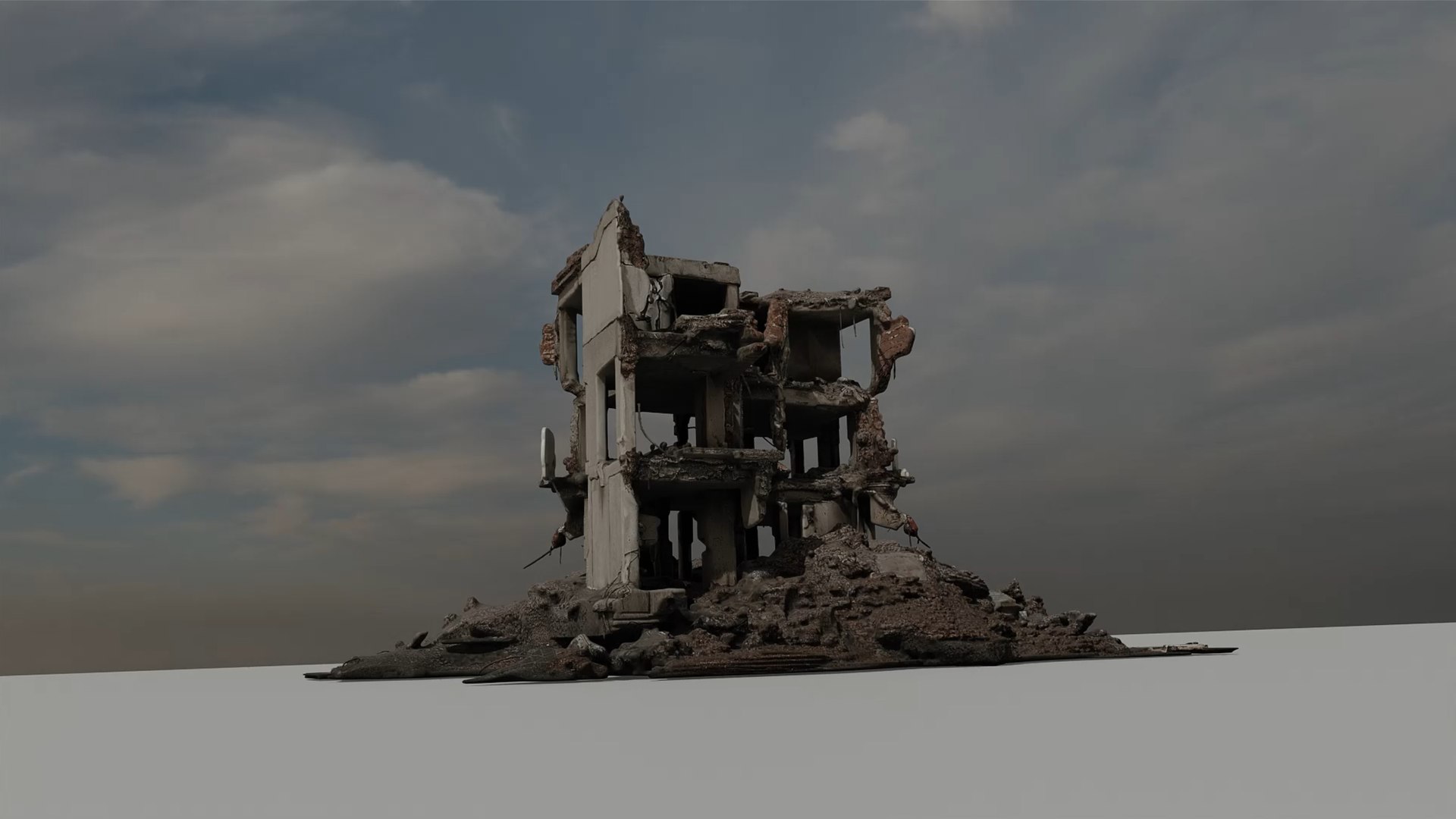 Destroyed Building Pack 3D Model - TurboSquid 2559609