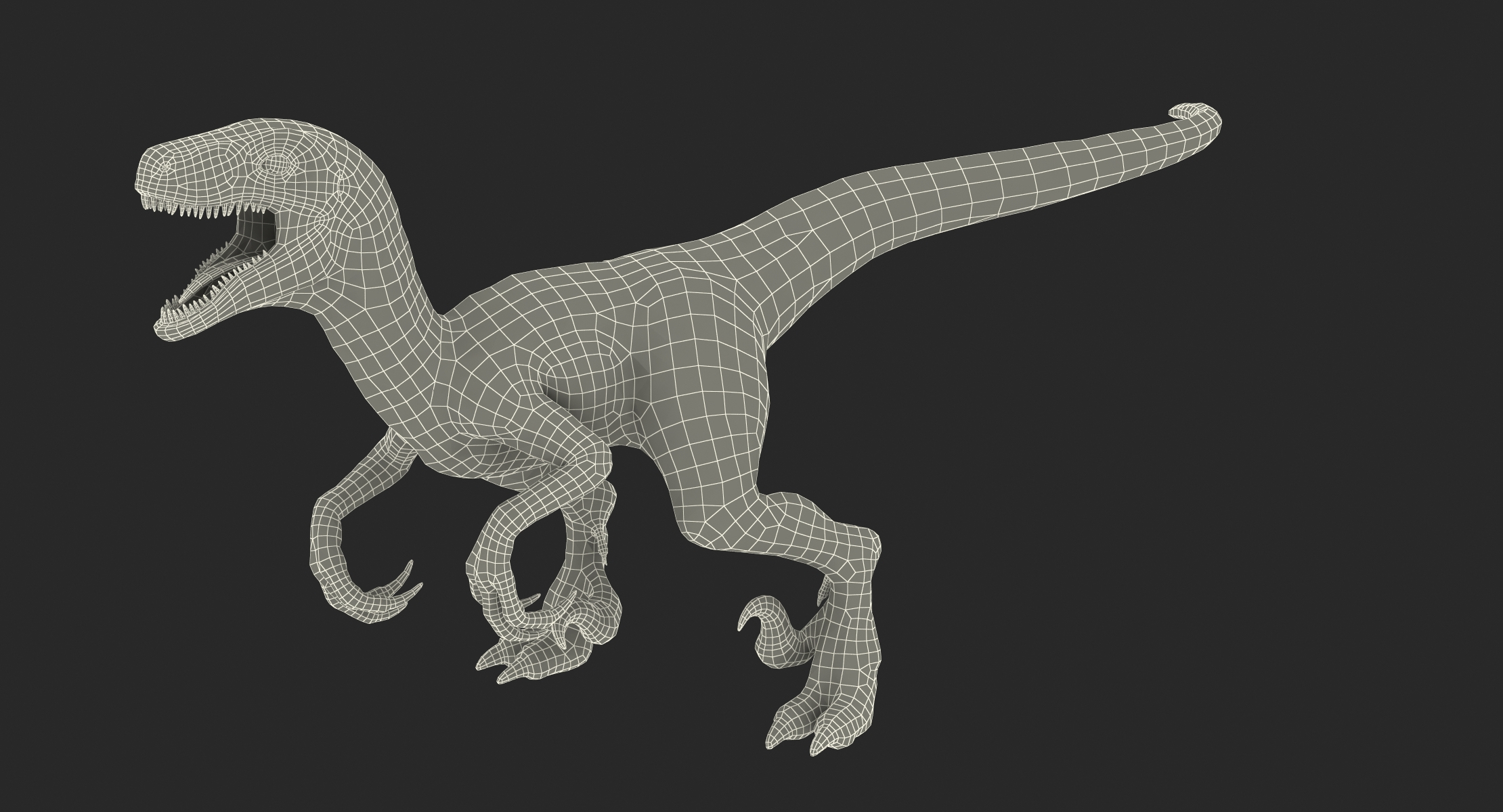Velociraptor attacking pose 3D model - TurboSquid 1395367