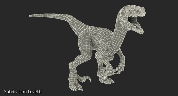 Velociraptor attacking pose 3D model - TurboSquid 1395367