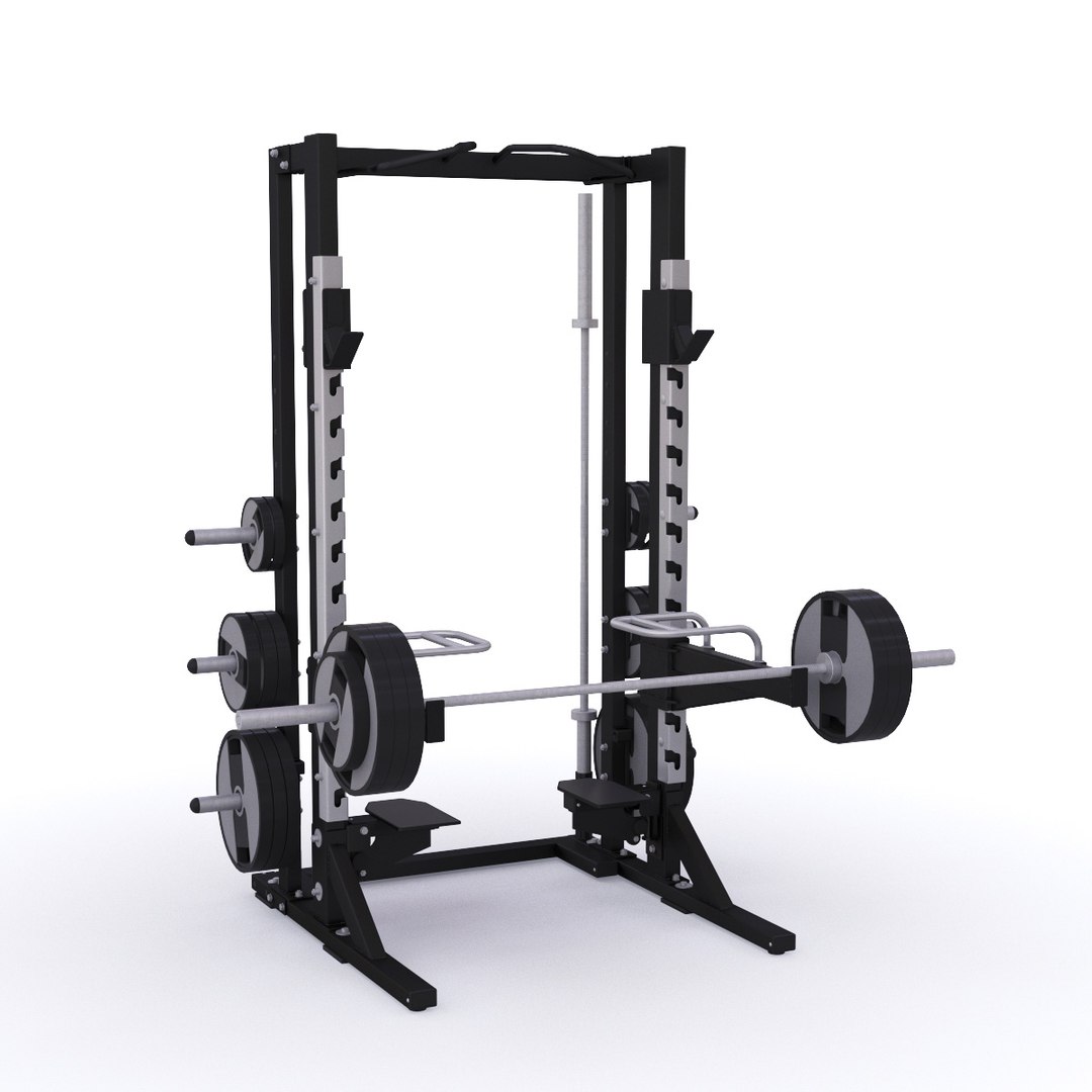 Power rack simulator 3D model - TurboSquid 1519045