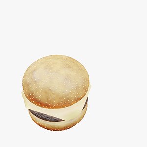 HAMBURGUESA CENSILLA 3D