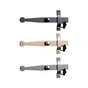 Cast Iron Gate Latch Bar Catch 3D model