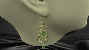 3D earrings 0010