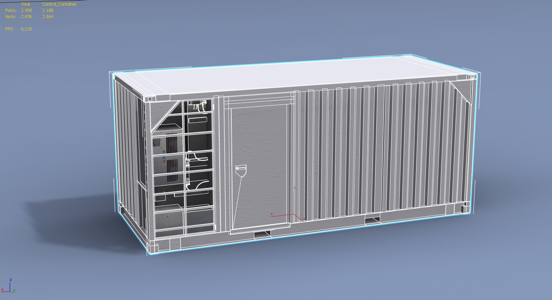 Subsea Control Container 3D Model - TurboSquid 1273622