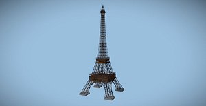 Eiffel tower with its original design