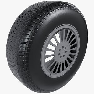 Rim And Tire V8 3D