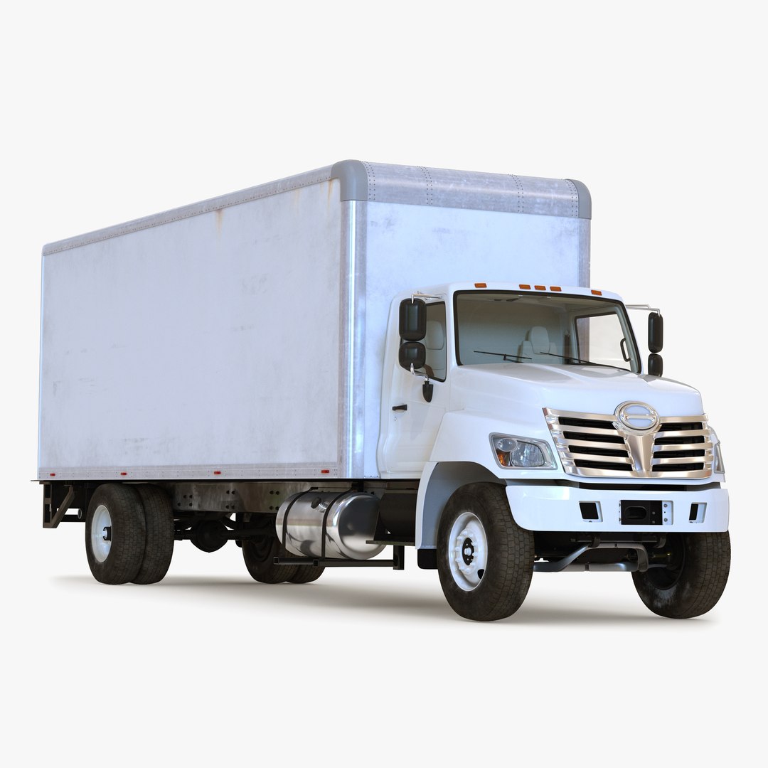 Box Truck Simple Interior 3D model preview