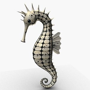 Sea horse 3D model