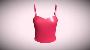 Pretty Bra Tops In Low Poly 3D