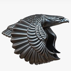 3D model jewelry eagle ring