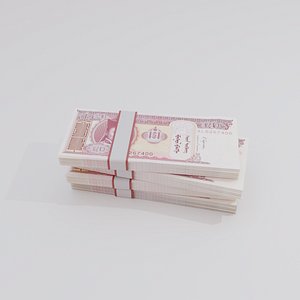 20 Mongolian Tugrik Currency model
