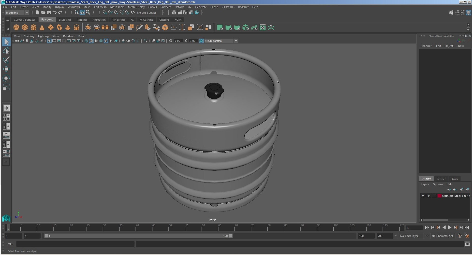 3D model stainless steel beer keg https://p.turbosquid.com/ts-thumb/Nr/3V5wZK/UN54Y0hp/stainlesssteelbeerkeg30l3dsmodel027/jpg/1601404425/1920x1080/fit_q87/16d59a2a58fc5cfc9eb081f0996bb9dba0140eca/stainlesssteelbeerkeg30l3dsmodel027.jpg