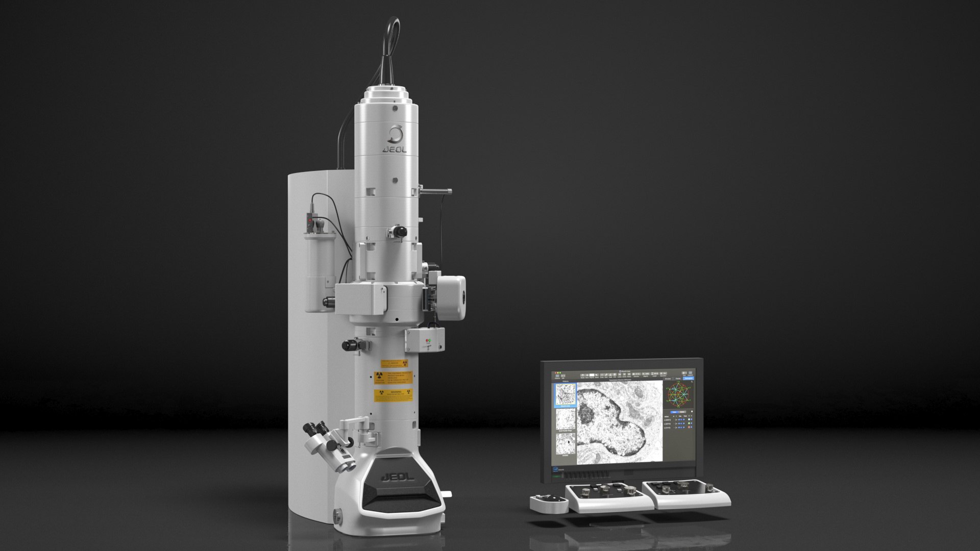 Transmission Electron Microscope JEOL With Monitor 3D - TurboSquid 1874787