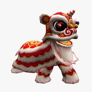Animated Lion dance