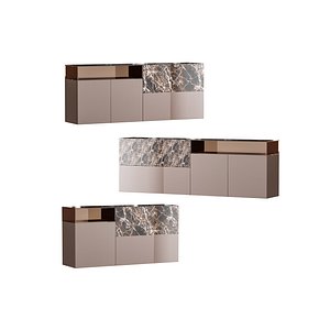 36e8 Glass Sideboard 05 3D model