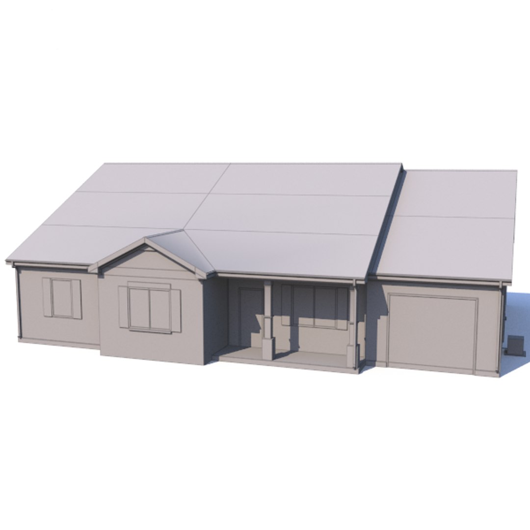 3d Dxf House 13