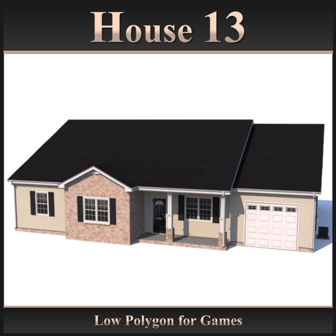 3d Dxf House 13