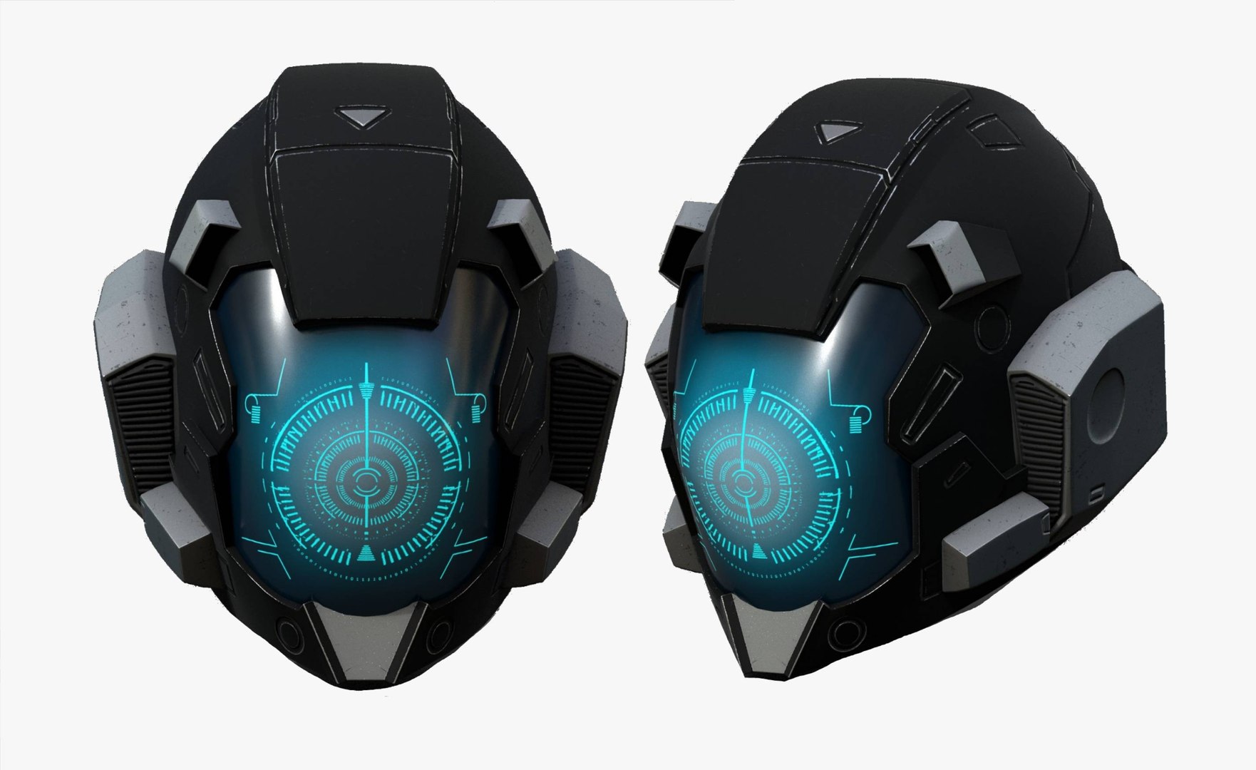 Helmet sci fi 3D model - TurboSquid 1496668