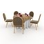 3D Banquet Table and Chair 14