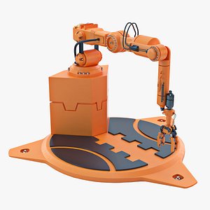 Industrial Robot Arm 04