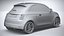Fiat 500e Abarth 2023 3D model