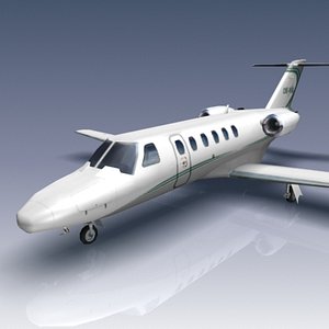 citation cj2 jets 3d max