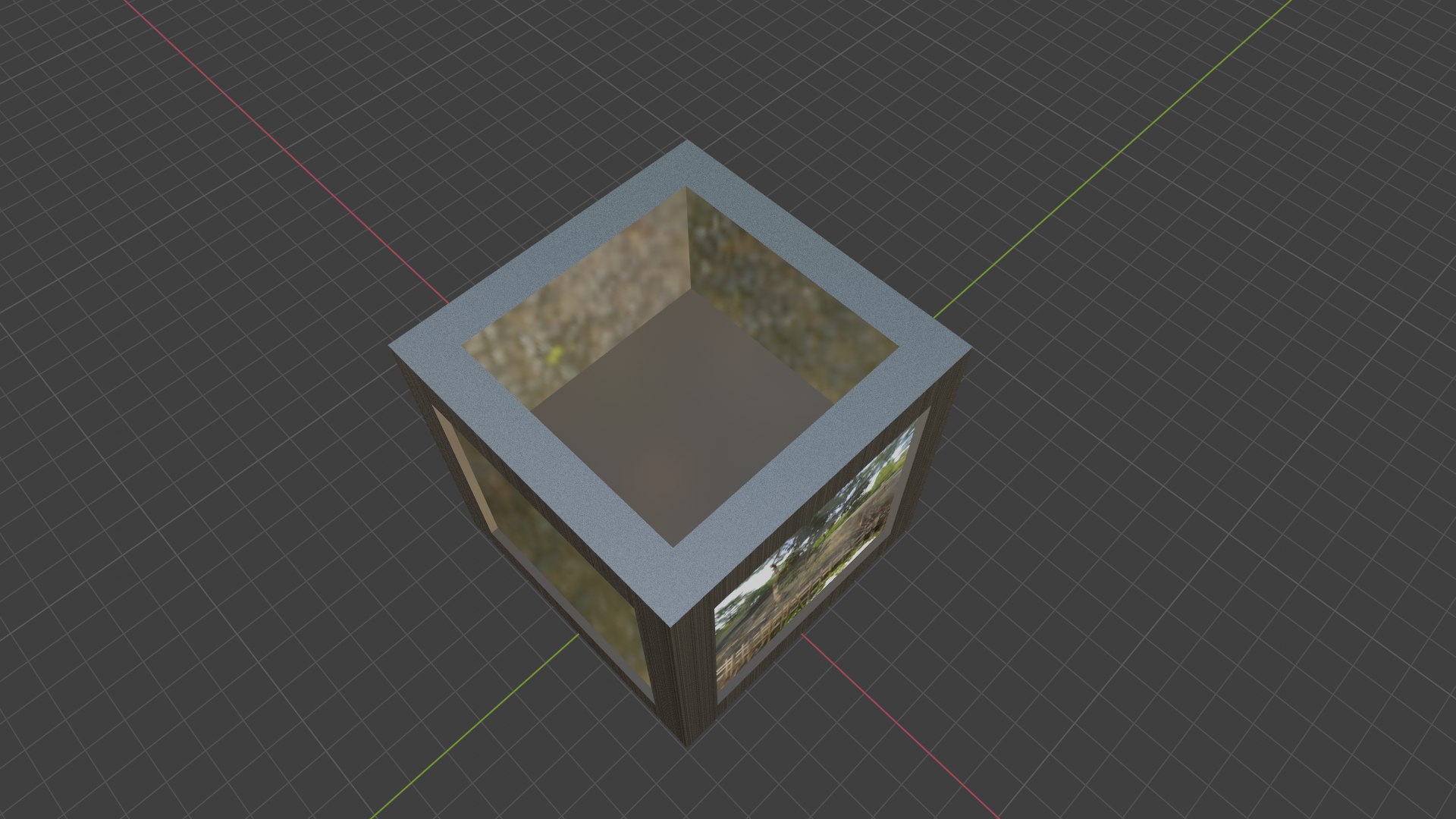 3D Cube With Glass Effect Model - TurboSquid 1785215