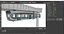 Hängende Einschienenbahn mit Zug, ausgerüstet für Cinema 4D