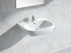 euro wall-hung basin 65 3D