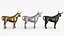 3D Brook Iron Bull Figurine 3 color model