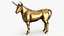 3D Brook Iron Bull Figurine 3 color model