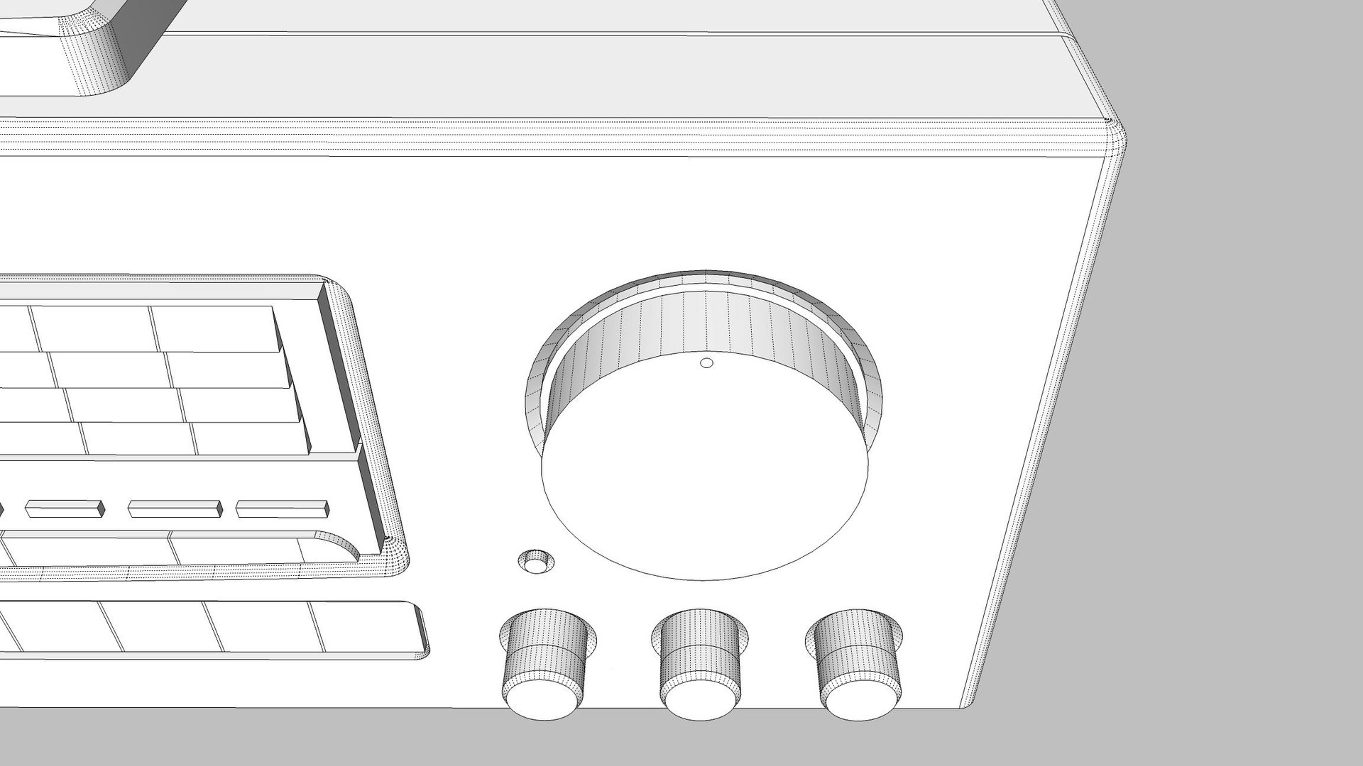 3d model stereo receiver