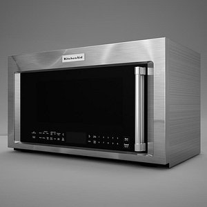 3d model realistic microwave