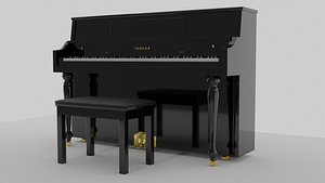 Yamaha Upright Piano with Bench