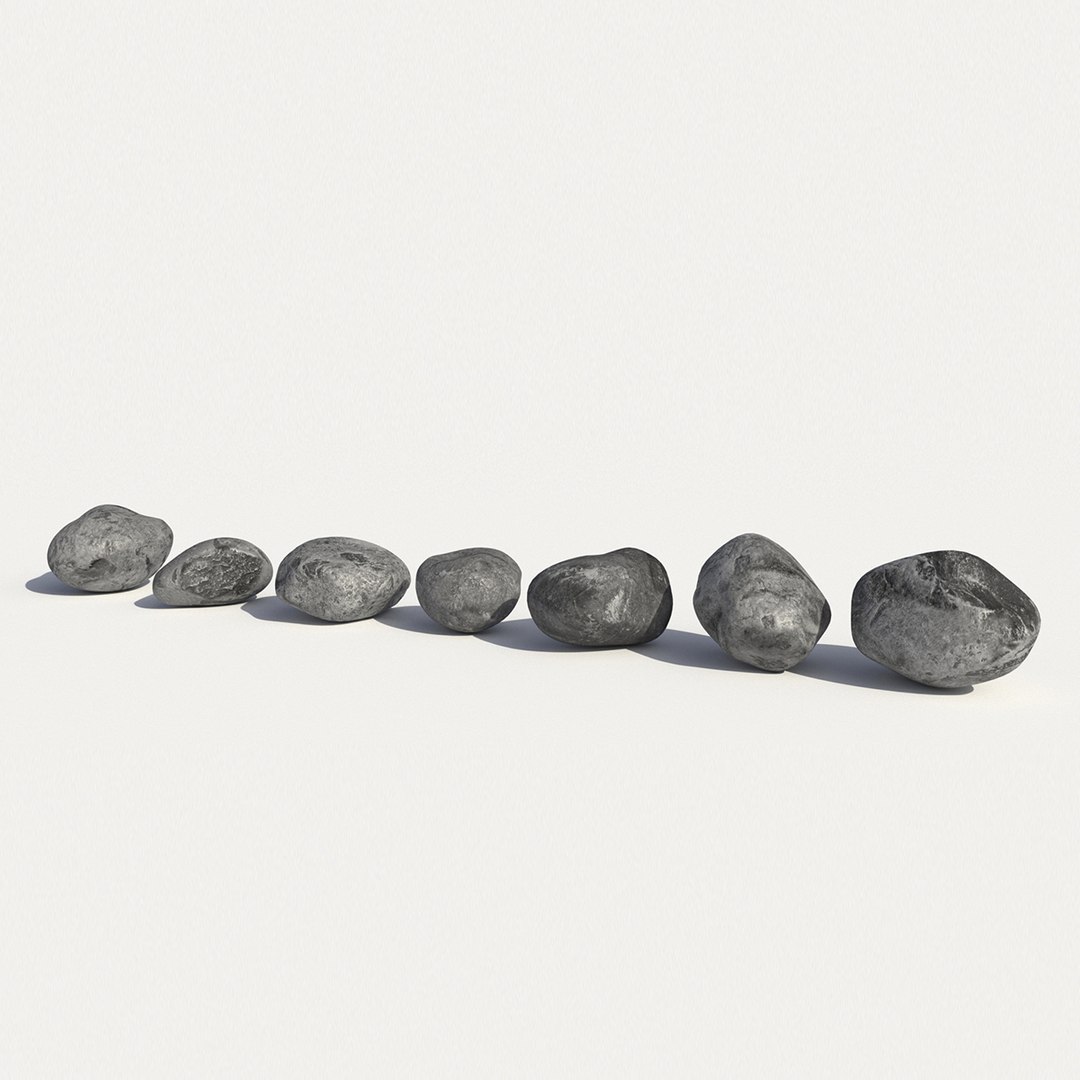 Stones Pack Model - TurboSquid 1292715