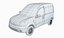 3d model renault kangoo van