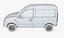 3d model renault kangoo van