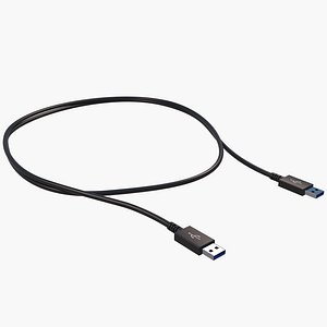 cable usb c 3D