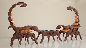 scorpion chair 3D model
