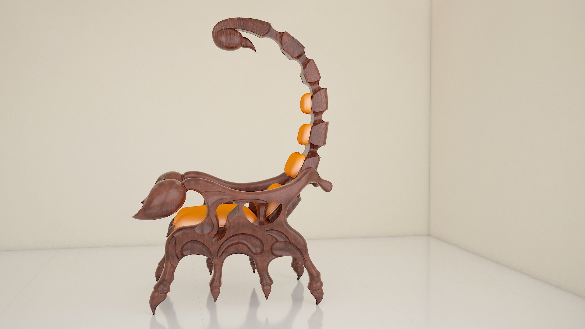 Scorpion Chair 3D Model TurboSquid 1390001   Ch5 