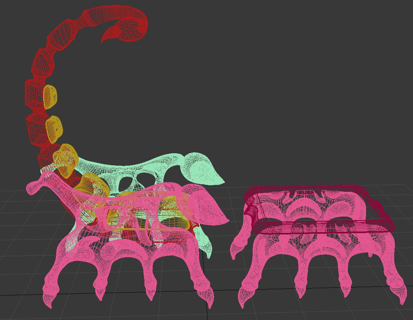 Scorpion Chair 3D Model TurboSquid 1390001   Ch7 