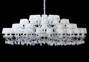chandelier lamp lights 3D model