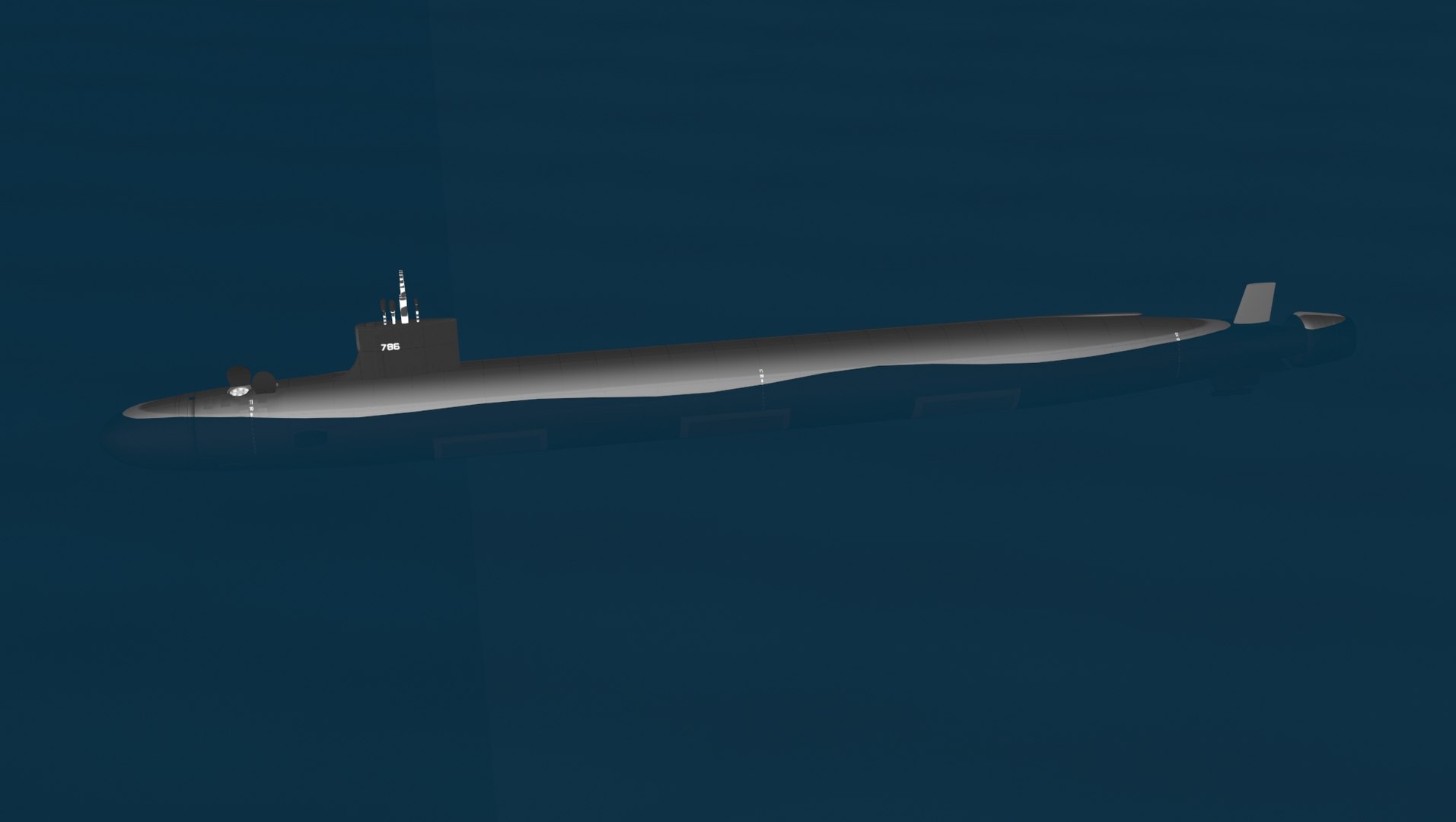 Virginia Class SSN 786 USS Illinois 3D Model - TurboSquid 1765583