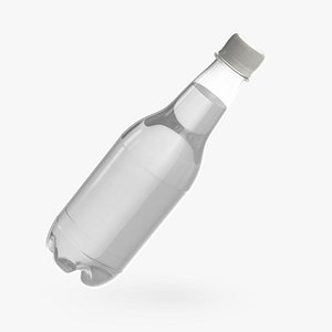 Small Plastic White Water Bottle