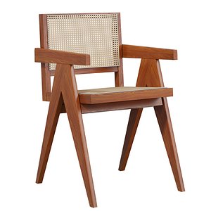 3D Sissi chair with Viennese weave model