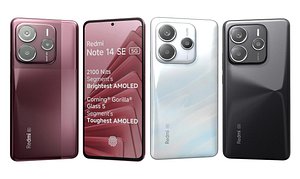 3D Xiaomi Redmi Note 14 SE All Colors