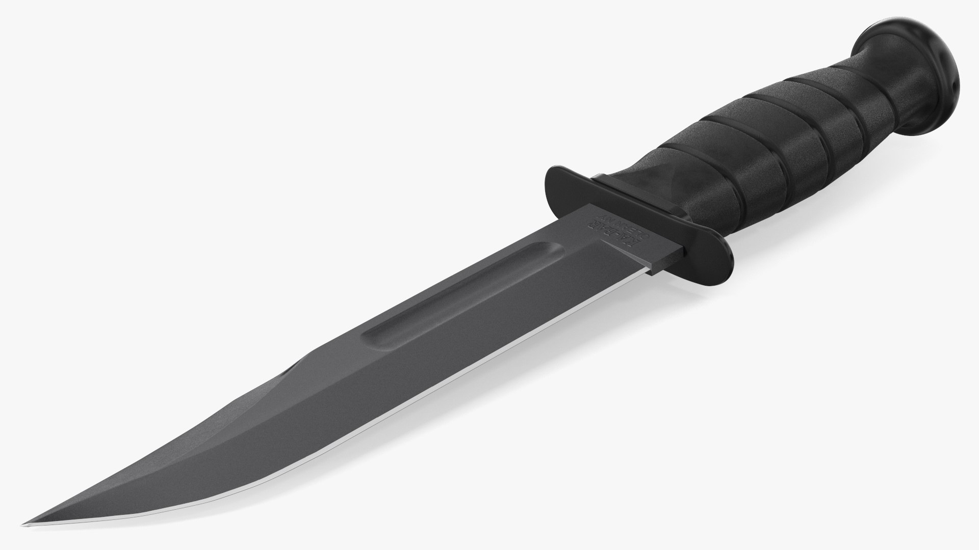 Ka Bar USMC Mark II Fighting Knife 3D model preview