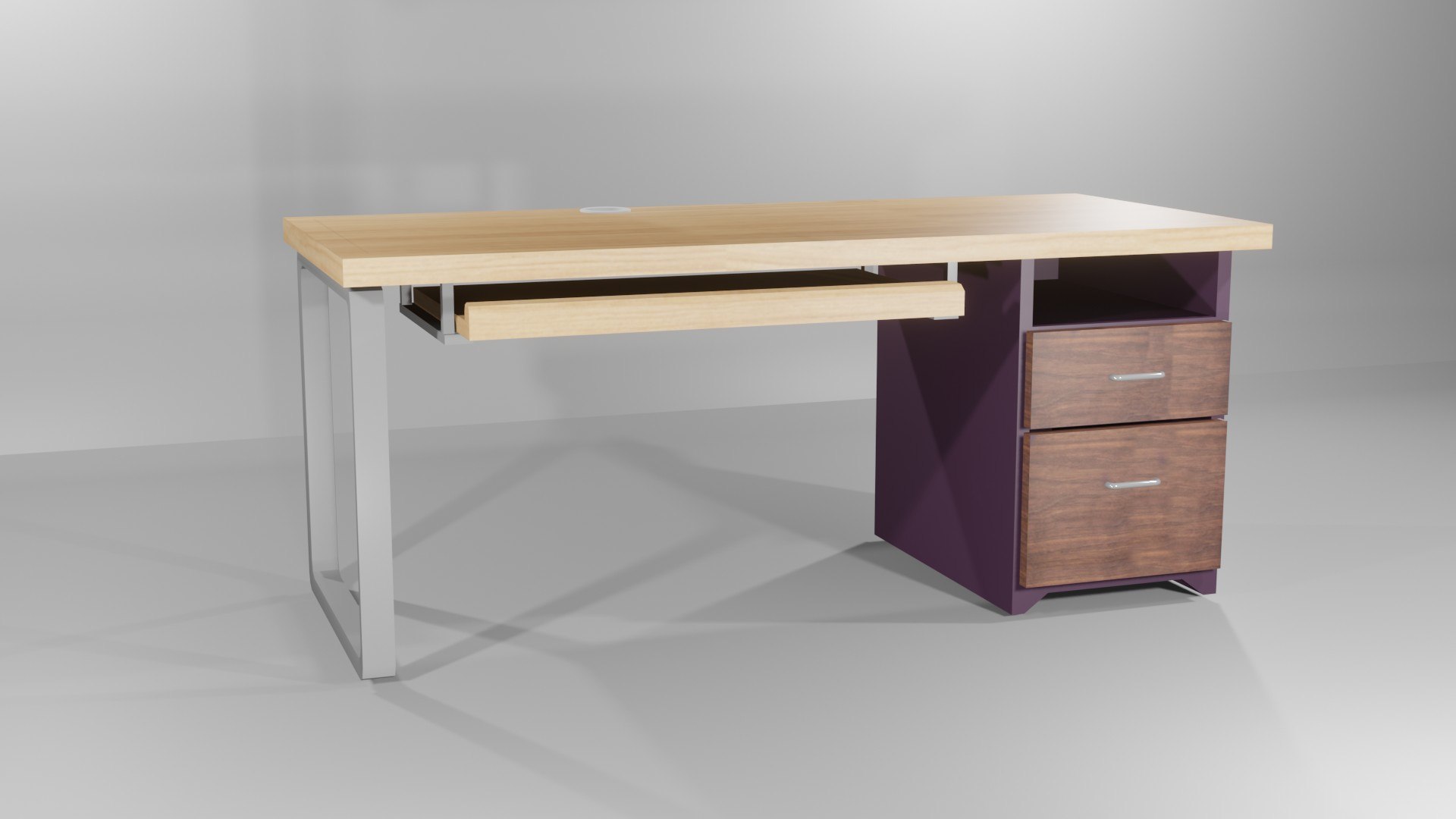 3D Modern Office Desk with Drawers and Keyboard Tray https://p.turbosquid.com/ts-thumb/Ns/0TOUuh/Xd/previewimage1/jpg/1767801640/1920x1080/fit_q87/a71a8bc4c93c82594b012887d6388f04bfd12921/previewimage1.jpg